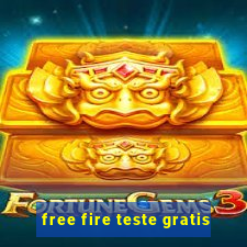 free fire teste gratis